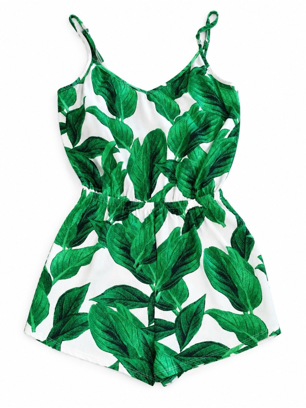 $168, Show Me Your Mumu, Green Leaf Print Romper